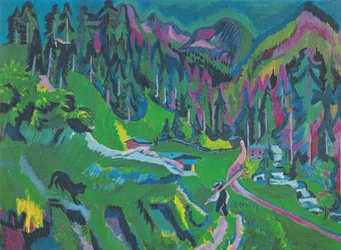 Landschap Sertigtal